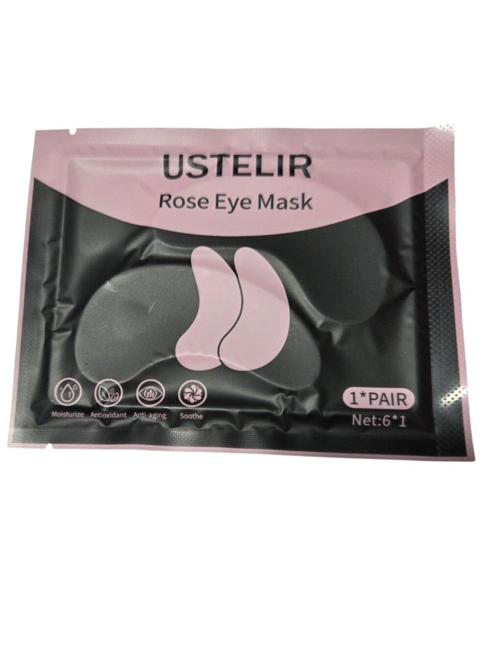 Ustelir Rose Eye Mask Hydrating Anti-Aging Dark Circles Removal Moisturizing